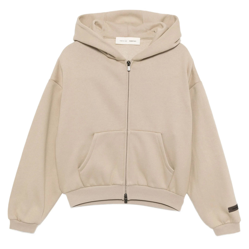 Fear of God Essentials Kids Fleece Zip Up Hoodie