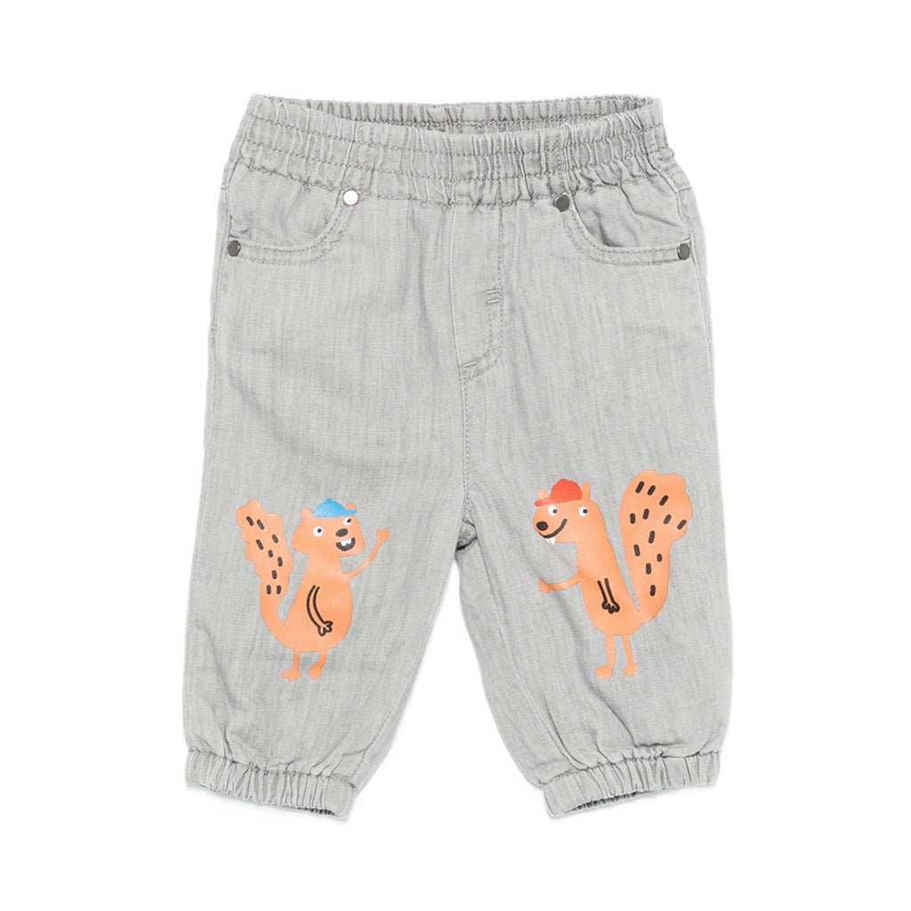 Stella McCartney Kids Squirrel Light Denim Trousers