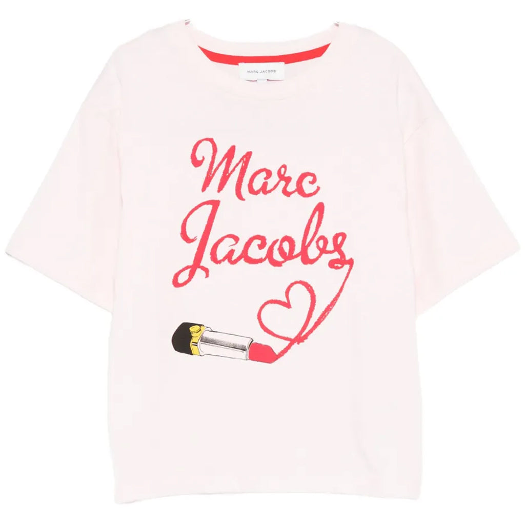 Little Marc Jacobs Lipstick Logo T-shirt