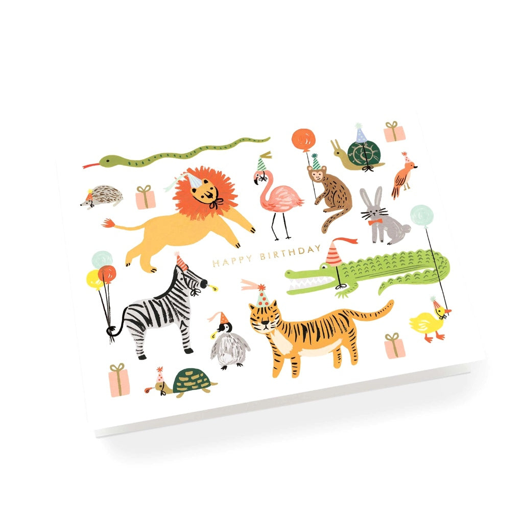 Load image into Gallery viewer, Party Animals Birthday Card
