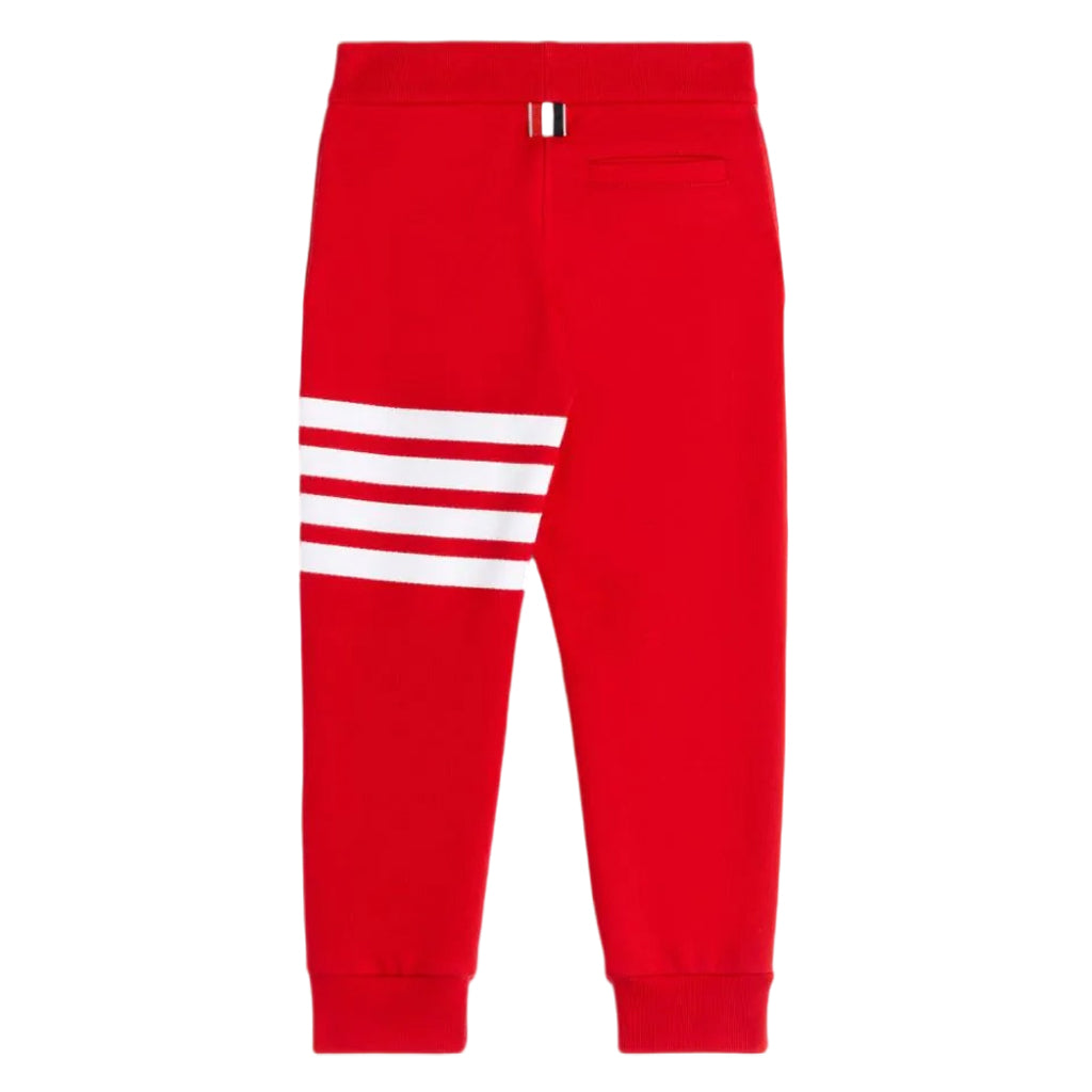 Red Classic Loopback Engineered 4-Bar Sweatpant