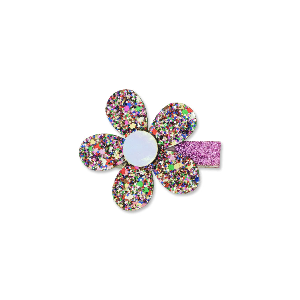 Milk x Soda Sparkle Glitter Flower Hair Clip