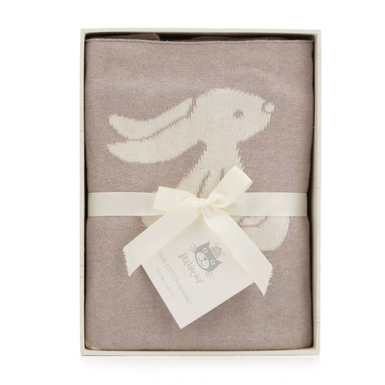 Bashful Beige Bunny Blanket