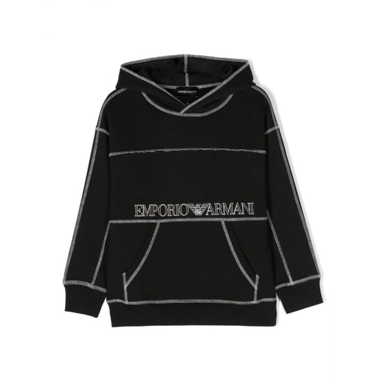Logo Print Cotton Hoodie