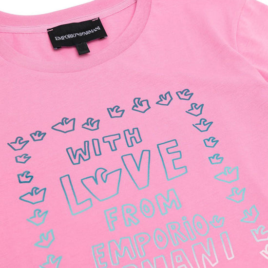 Love Logo Print  T-shirt (Set Of Two)