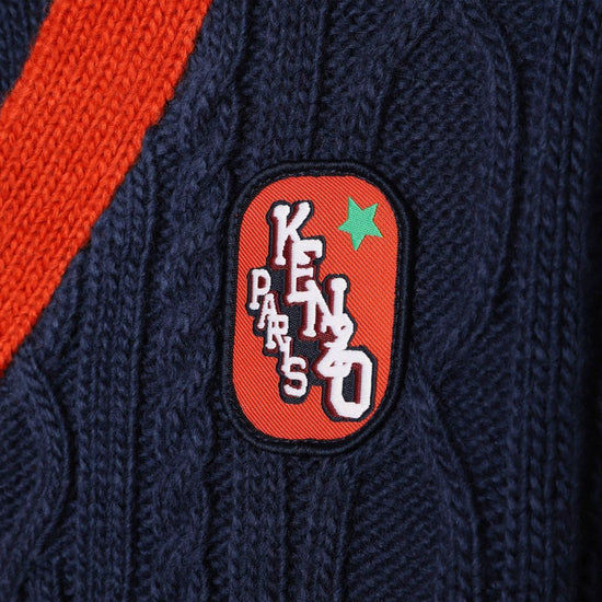 Kenzo Badge Knitted Cardigan