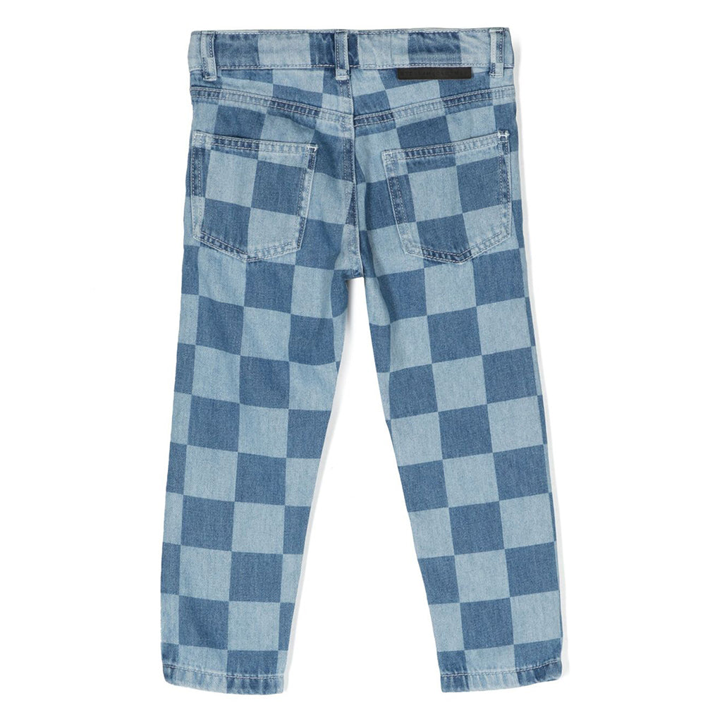 Slim Cut Checked Trousers