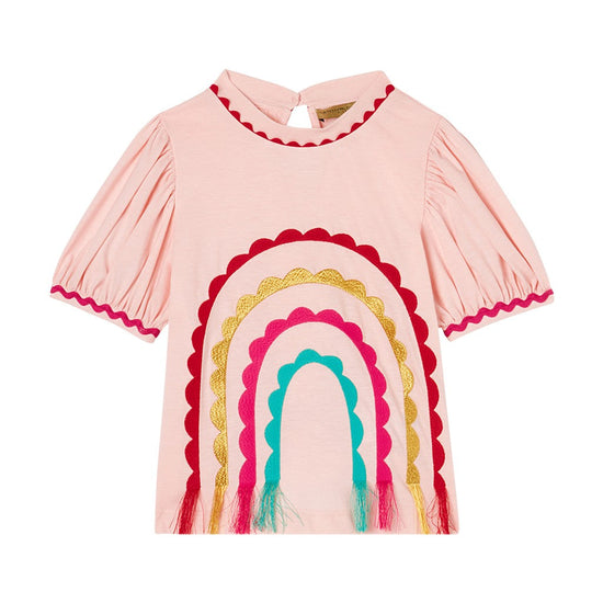 Load image into Gallery viewer, Rainbow Puff Sleeve Top
