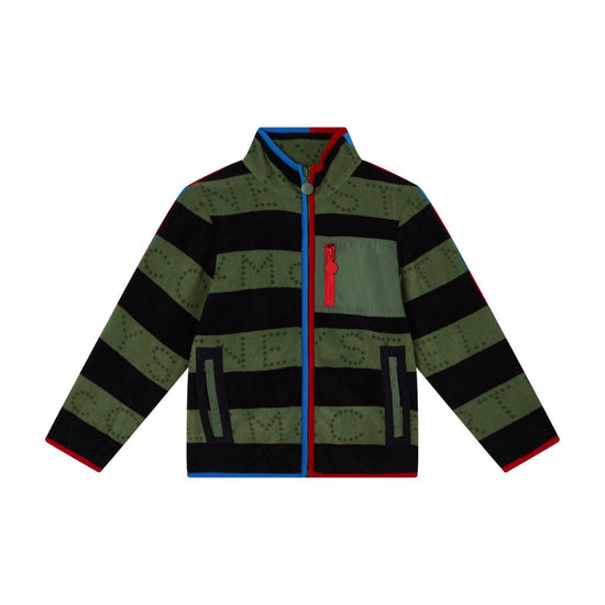 Load image into Gallery viewer, Logo Stripes Snow Cardigan
