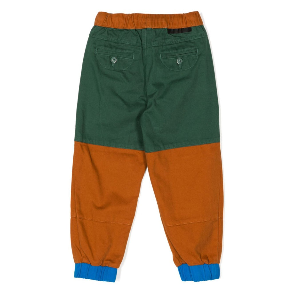 Panelled Cotton Track Pants