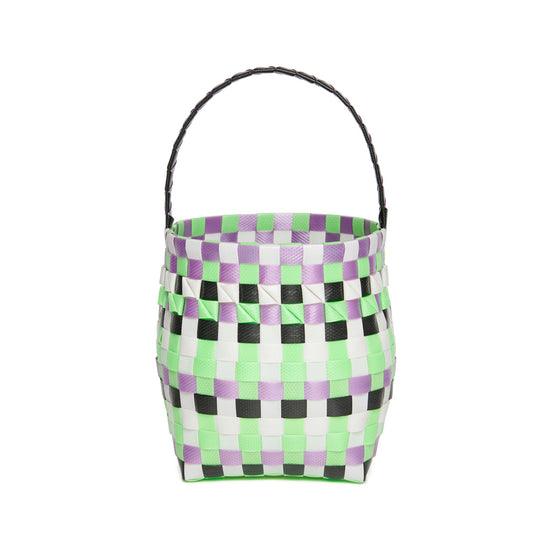 Logo Appliqué Interwoven Bucket Bag