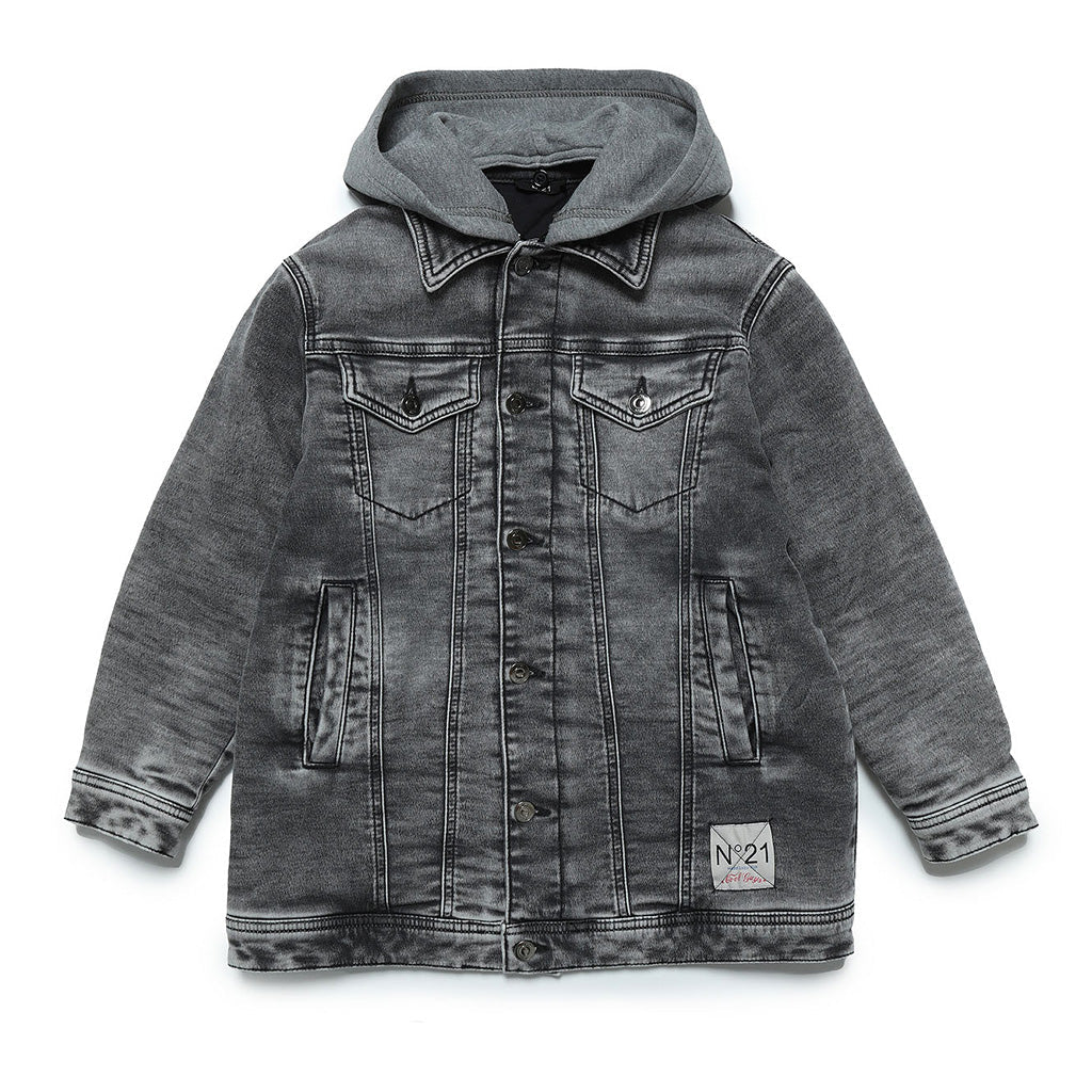 Hooded Denim Jacket