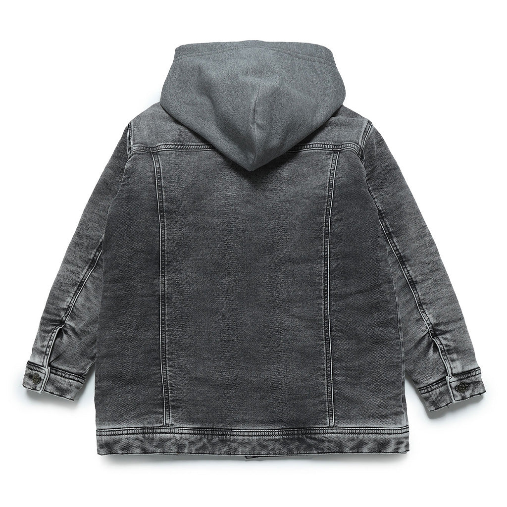 Hooded Denim Jacket
