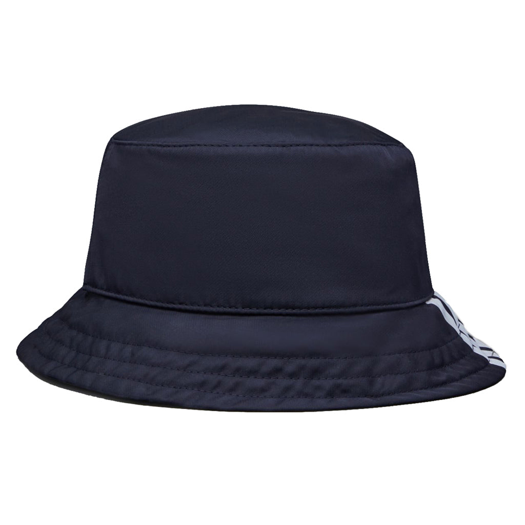 Logo Print Drawstring Bucket Hat