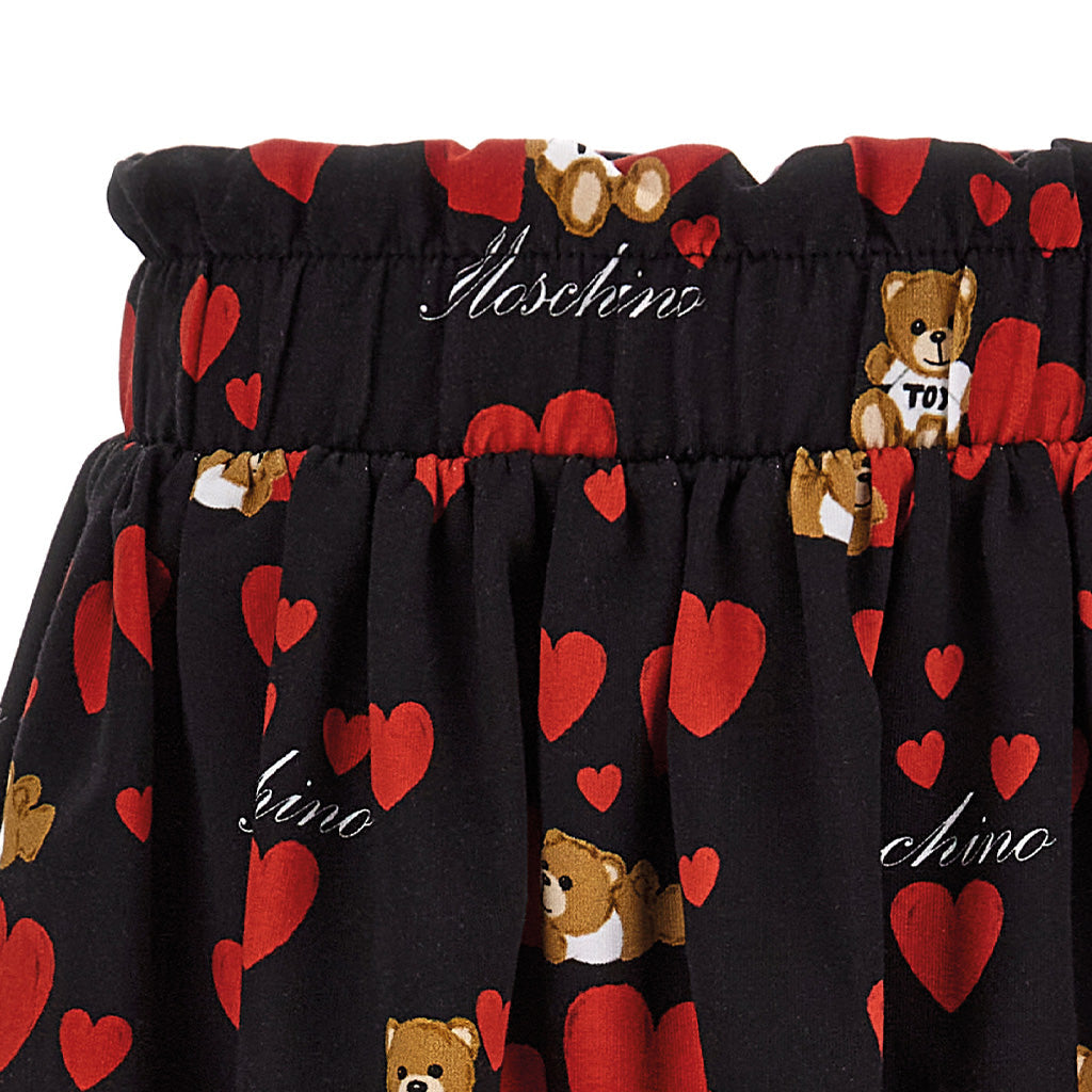 Allover Bear Print Skirt