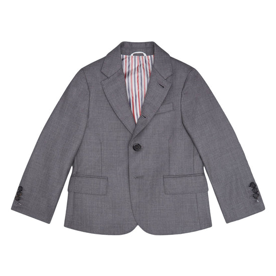 Thom Browne Kids Classic Sportcoat in Super 120's Twill