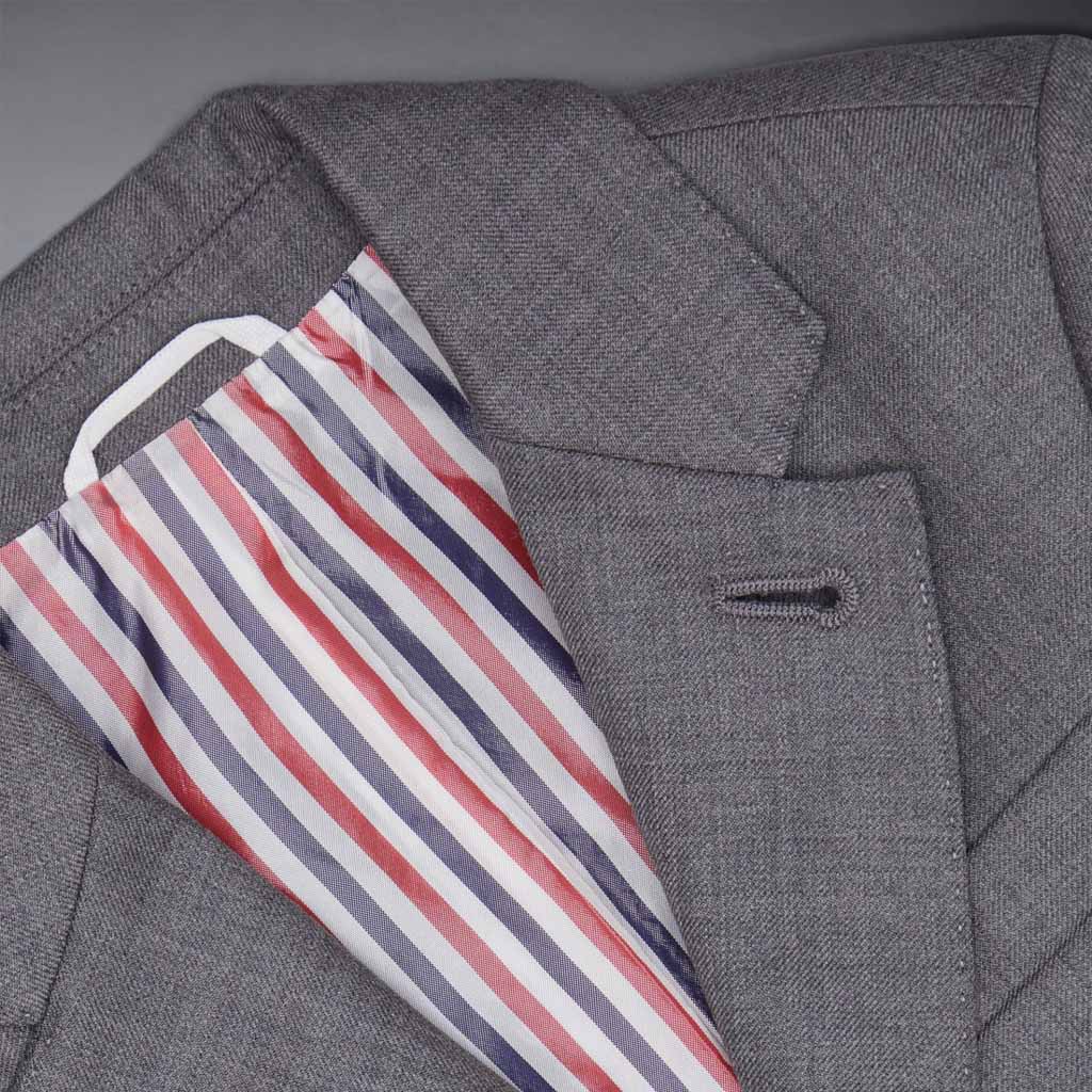 Thom Browne Kids Classic Sportcoat in Super 120's Twill