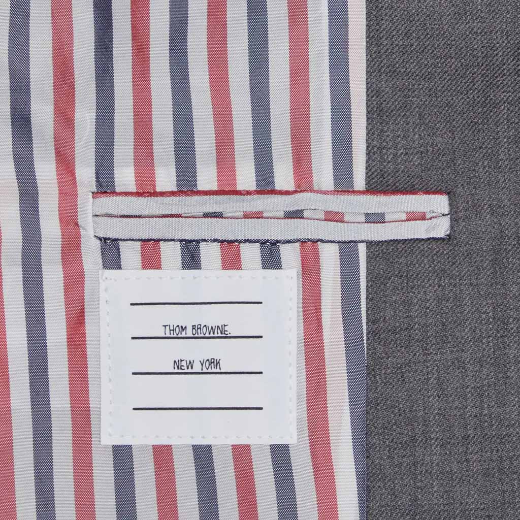 Thom Browne Kids Classic Sportcoat in Super 120's Twill