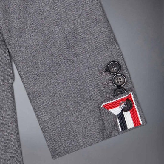 Thom Browne Kids Classic Sportcoat in Super 120's Twill