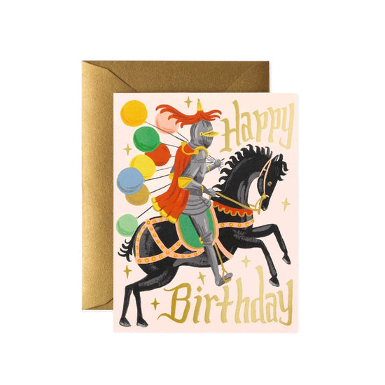 Knight Birthday Card