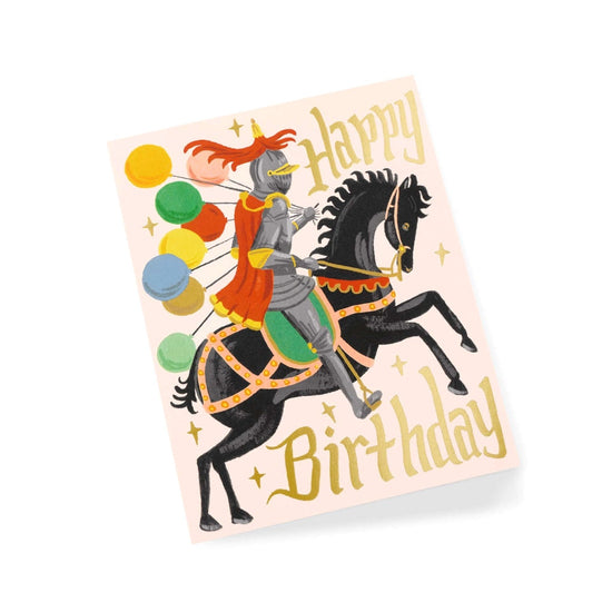 Knight Birthday Card