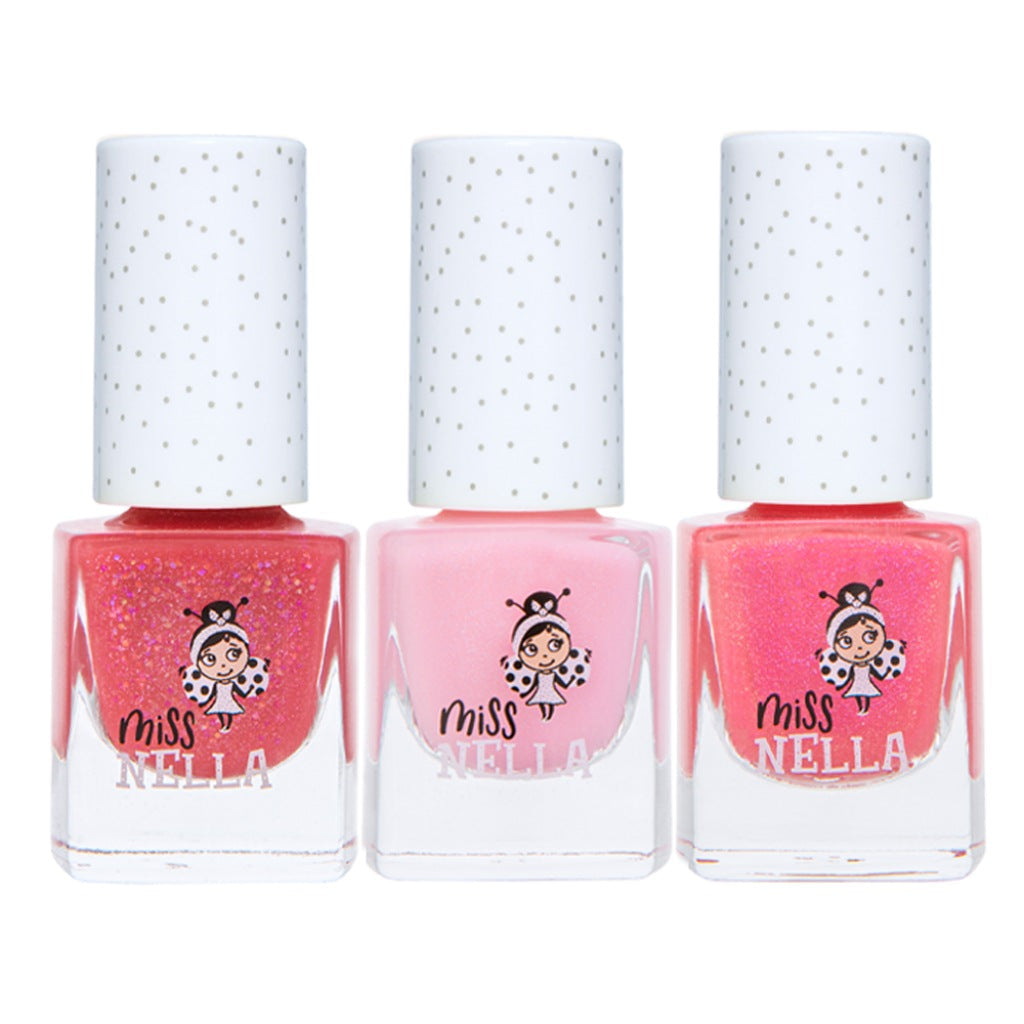Load image into Gallery viewer, Bundle of 3 Nail Polish - Pink Glitter Attack
