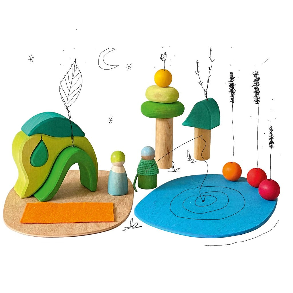 Load image into Gallery viewer, Grimms Small World Play In The Woods
