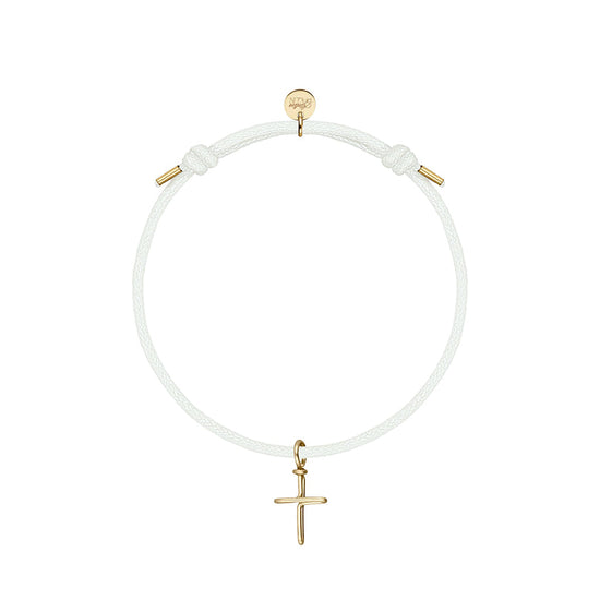 Load image into Gallery viewer, Cord Bracelet Cross Charm
