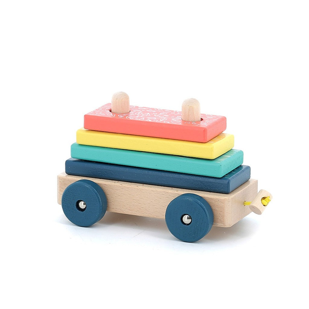 Wooden Stacking Train Set