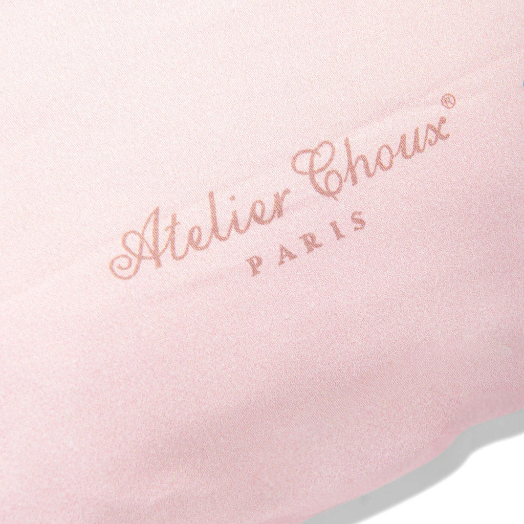 Atelier Choux Satin Cushion – Toile de Jouy Pink – Atelier Choux & Caitlin Wilson