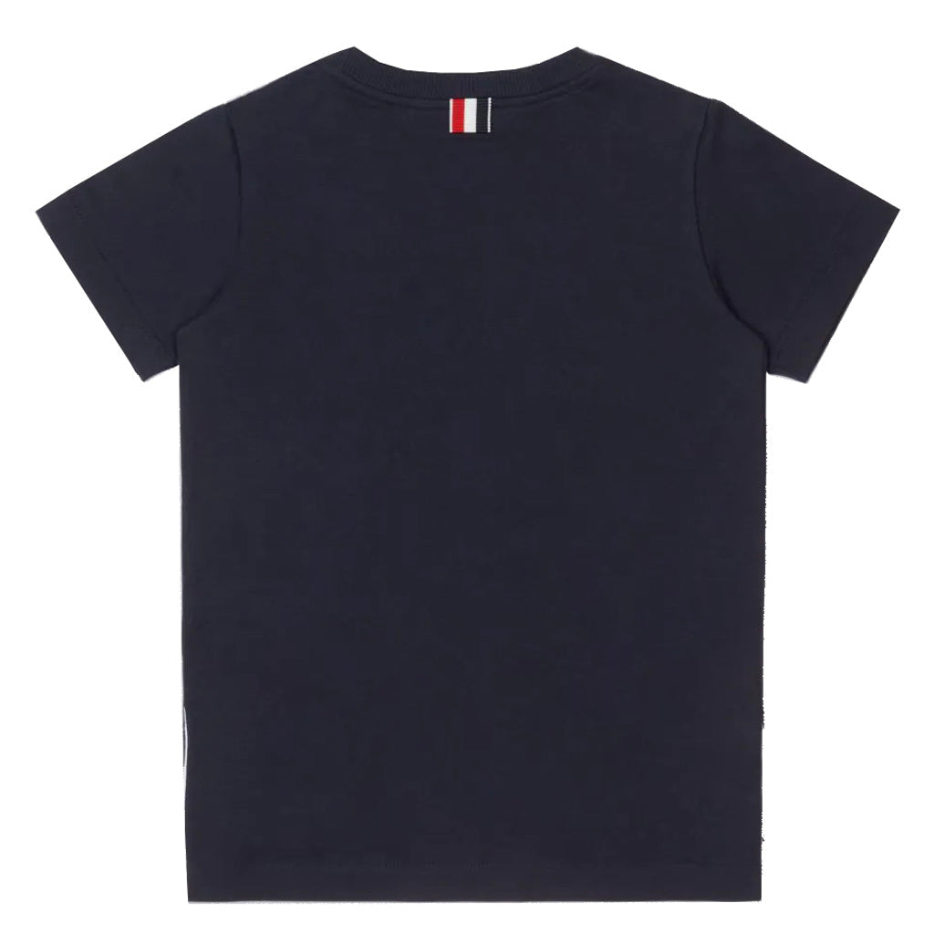 Navy Cotton Jersey Short Sleeve T-shirt