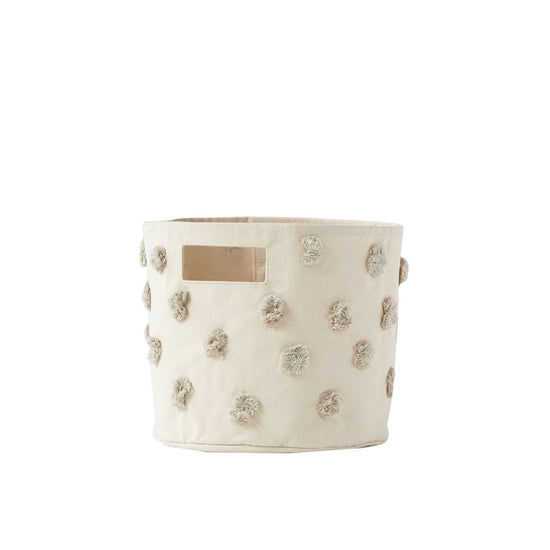 Pom Pom Basket Pint- Grey