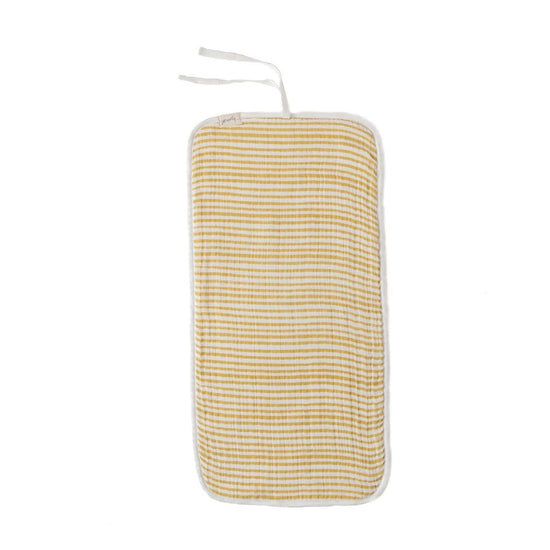 Burp Cloth - Stripes Away Marigold