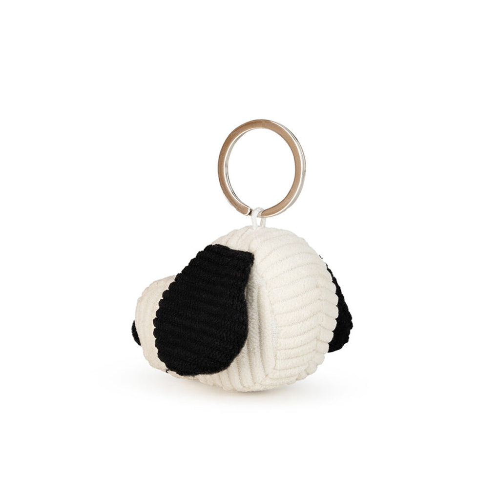 Bon Ton Toys Snoopy Head Corduroy Cream Keychain