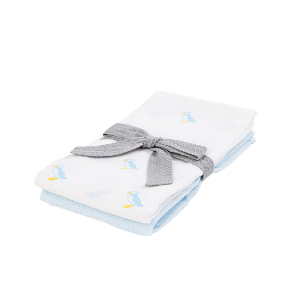 Puffin Swaddle Blanket Set