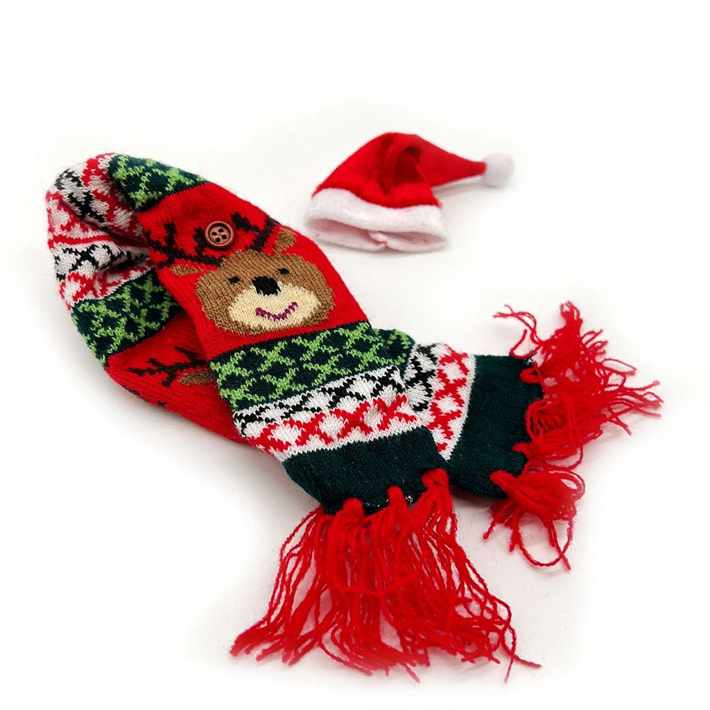 Rudolph Scarf and Hat
