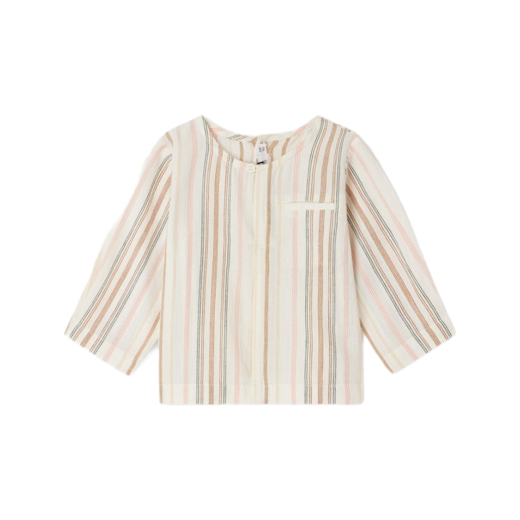 Gauguin Striped Cotton Blouse