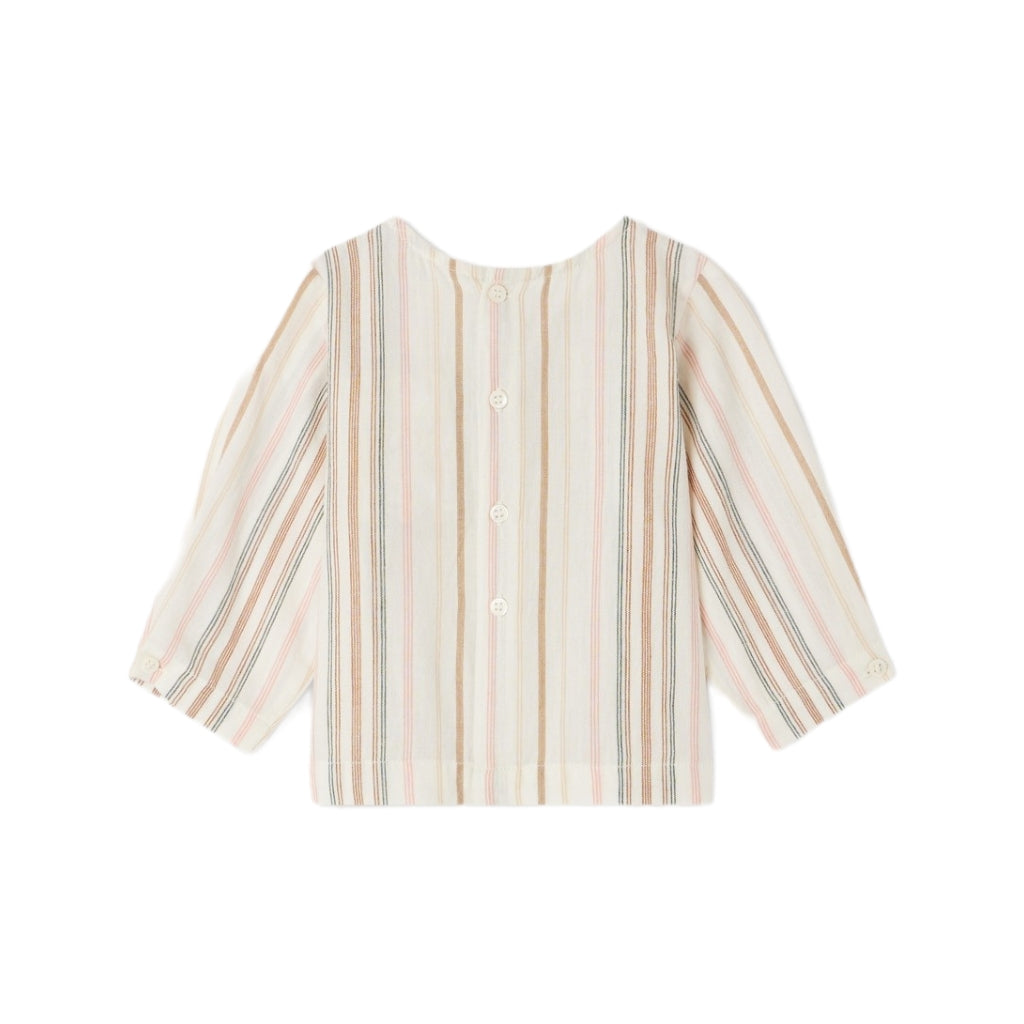 Gauguin Striped Cotton Blouse