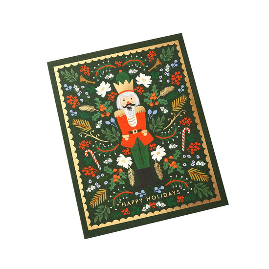 Evergreen Nutcracker Card