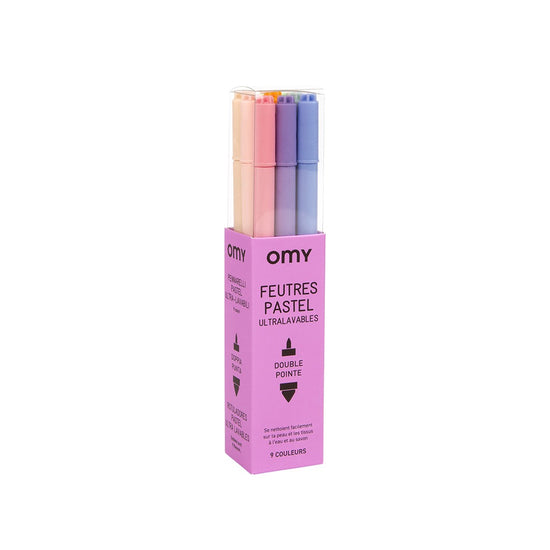 OMY 9 Markers - Pastel