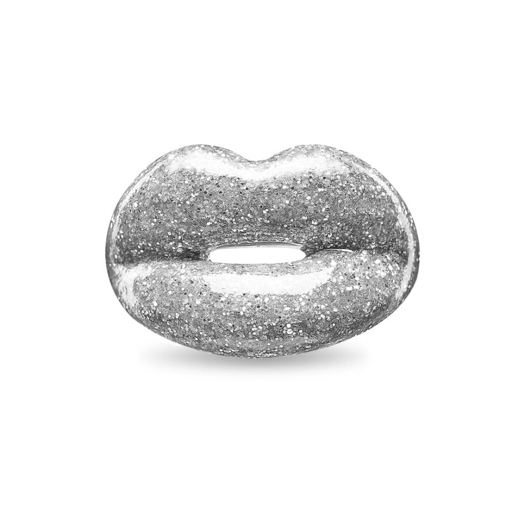 Hot Lips - Glitter Silver