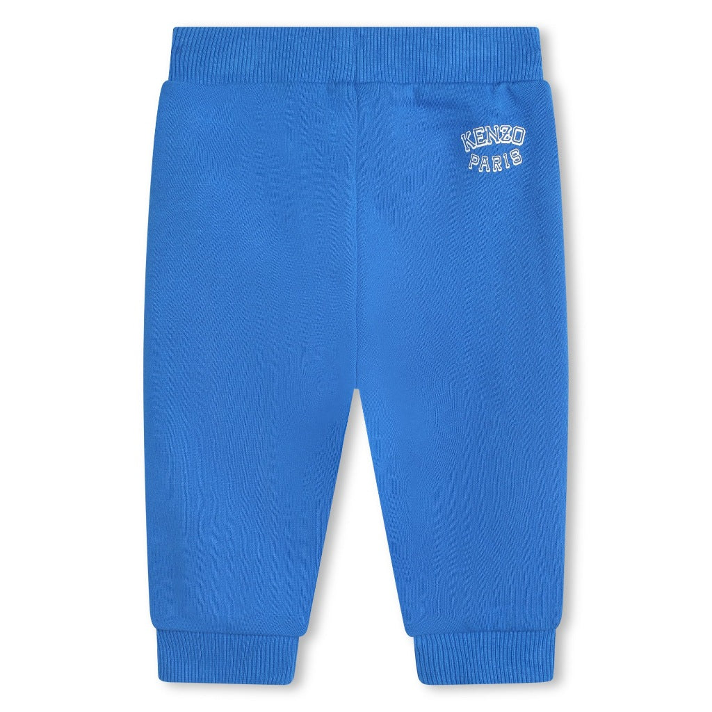 Logo Print Cotton Tracksuit Bottoms