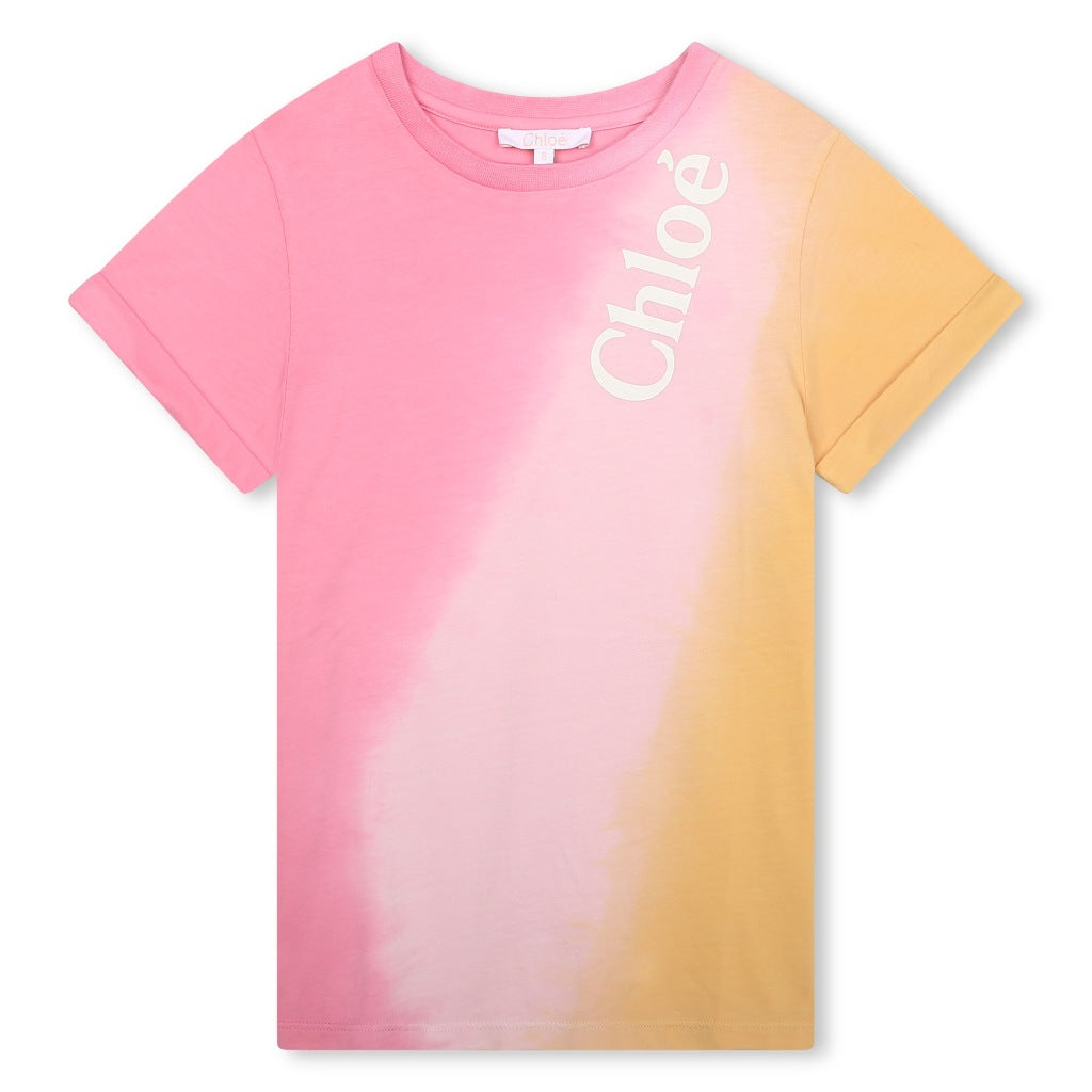 Tie Dye Print Ombré T-shirt