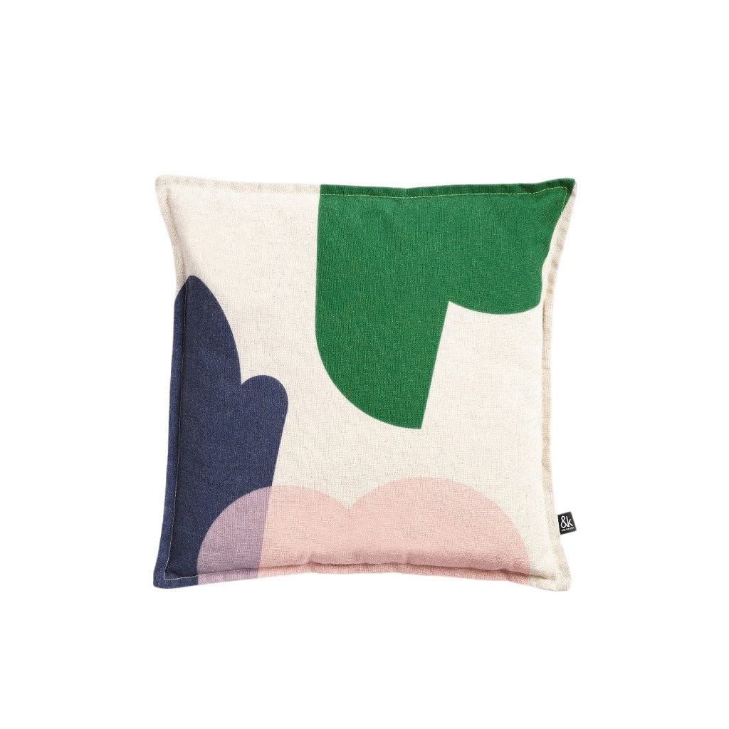 Cushion Collage Square Green
