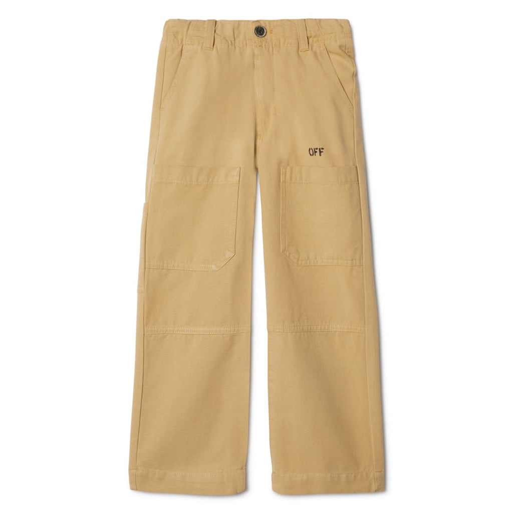 Diagonal Outline Worker Pants