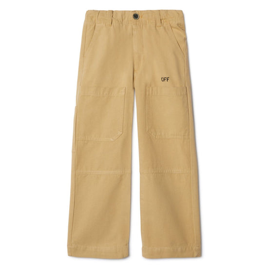 Diagonal Outline Worker Pants