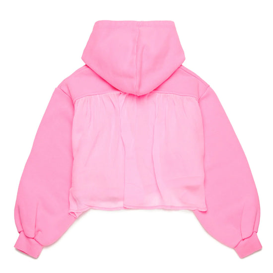 Diesel Kids Chiffon Panelled Cotton Hoodie