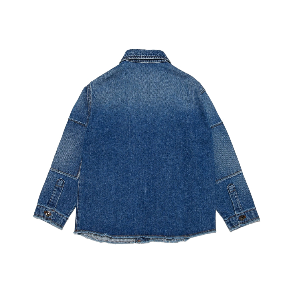 Logo Patch Denim Jacket