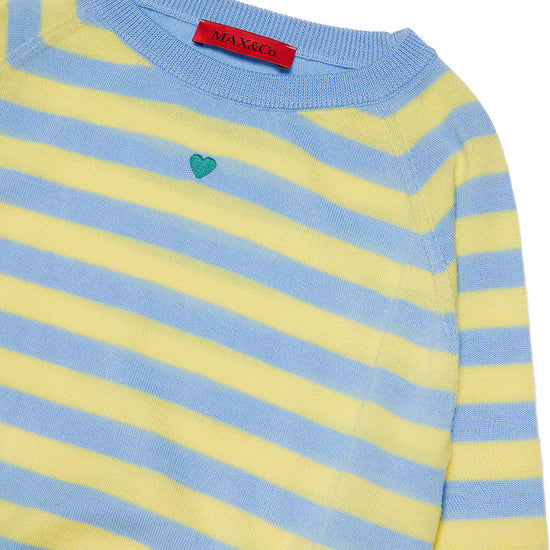 Heart Detail Striped Jumper