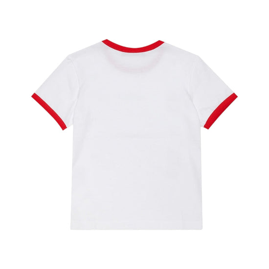 Logo Embroidered Cotton  T-shirt